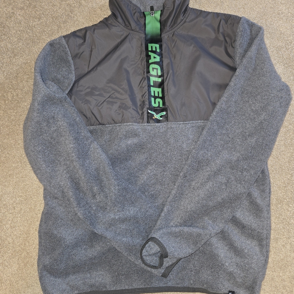 Gray and Black Eagles Pullover